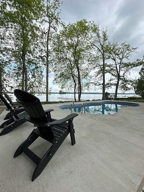 New heated pool May 2024