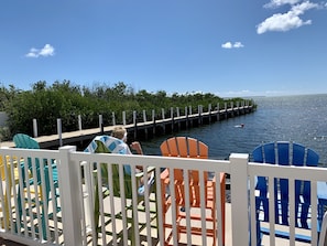 Relax or read a book on our colorful chairs