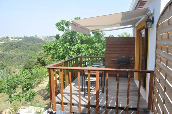 Caribbean sundeck with awning