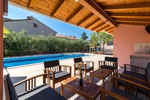 Pool, terrace