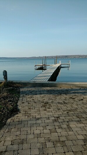 Looking out from the deck