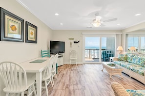Living & Dining Area with 50" Smart TV