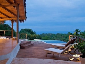 Pool deck - Breathtaking jungle and ocean views.