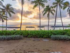 Sit by the lagoons and watch the sunrise, sunset, or both.