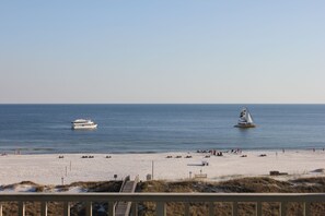 Balcony view!! Doesn't get any better than this direct gulf front setting!!