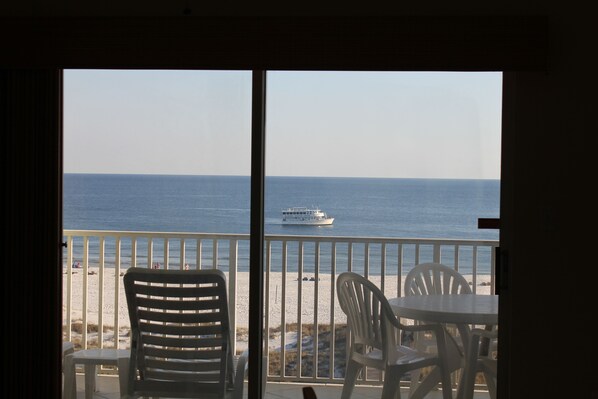 Gulf Front view from the condo!