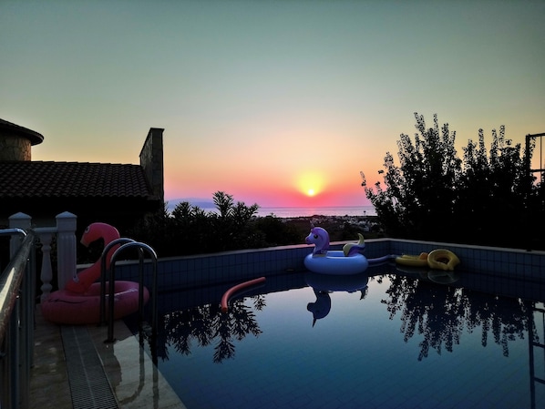 Sunset at Villa Eymen