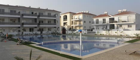 The resort's big pool.