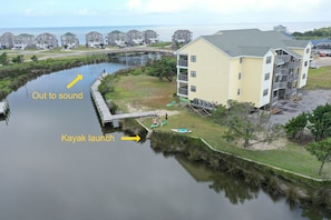 Private dock and kayak / SUP launch.