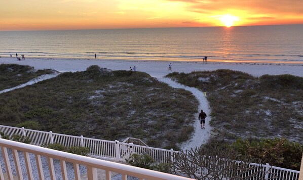 View from private balcony.