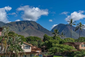 View of West Maui Mountains from Puamana.