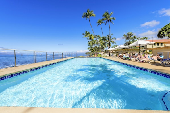 Stunning Ocean Pool with a sweeping panoramic view of Lanai & Molokai Islands