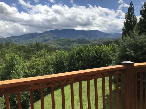 Welcome to your Backyard! Our views from our two decks!