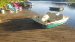 dock and floating swim platform 