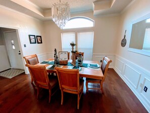 Dining Room at Christmas