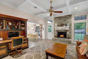 Family Room with Fireplace