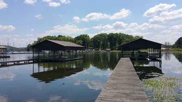 Get in your boat and go! No waiting in line at the boat launch!