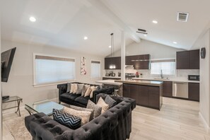 Upstairs living area