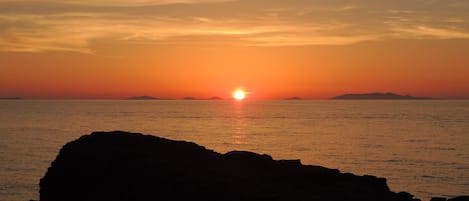 Tramonto sull'isola dell'Asinara 