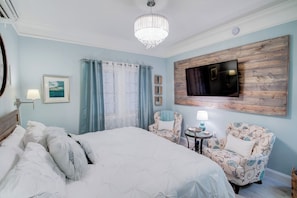 King size bed with big