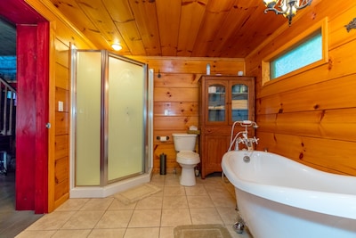 Stay in a 200 Year Old Log Cabin with Modern Conveniences