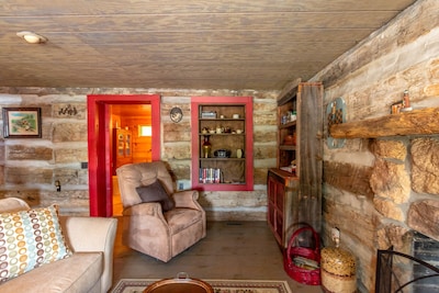 Stay in a 200 Year Old Log Cabin with Modern Conveniences