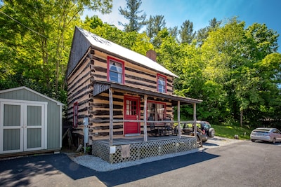 Stay in a 200 Year Old Log Cabin with Modern Conveniences