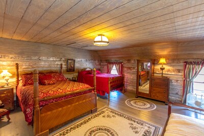 Stay in a 200 Year Old Log Cabin with Modern Conveniences