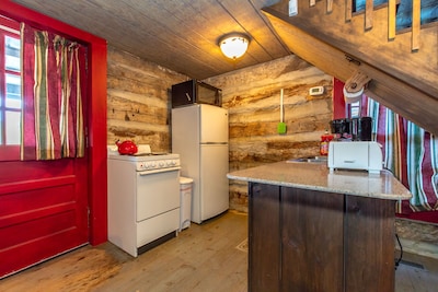 Stay in a 200 Year Old Log Cabin with Modern Conveniences