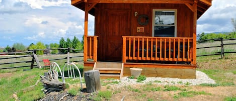 Wolf Den Cabin- front view