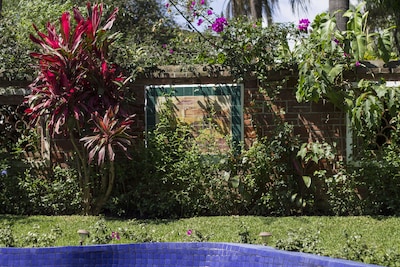 Villa Xochimilco-Mexican Colonial Home-Great Location, perfecto para familias-piscina