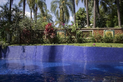 Villa Xochimilco-Mexican Colonial Home-Great Location, perfecto para familias-piscina