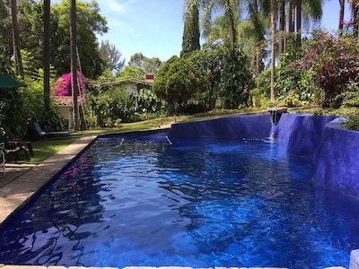 Villa Xochimilco-Mexican Colonial Home-Great Location, perfecto para familias-piscina