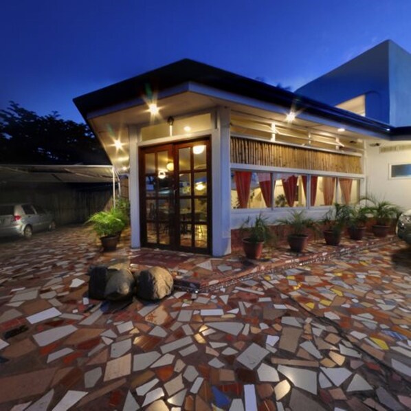 Front of property - evening/night