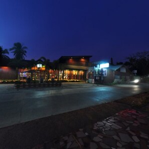 Front of property - evening/night