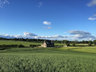 Cabaña aislada en una idílica ubicación rural