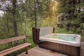 Hot Tub to massage those muscles after a very active day.