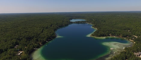 Ariel view of Blue Lake looking North.