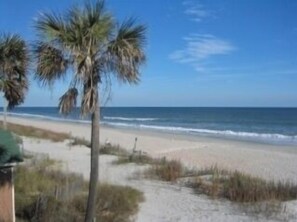 Beautiful beach only one minute walk from the house