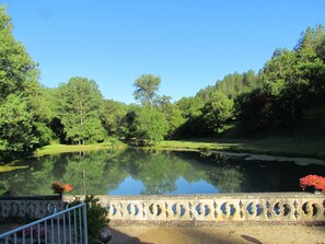 Blick von der Unterkunft