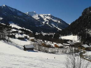 vue du balcon hiver