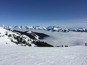 Beautiful scenery from Zell am See ski area