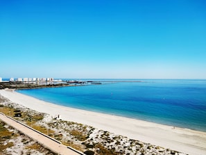 stunning sea views over the lovely blue Mediterranean sea & beach