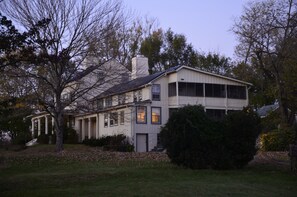 South view from pond