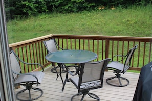 Back Deck includes a new gas grill