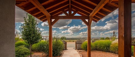 View from front portal.