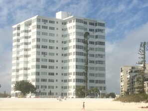 our building, Riviera Towers as seen from the ocean