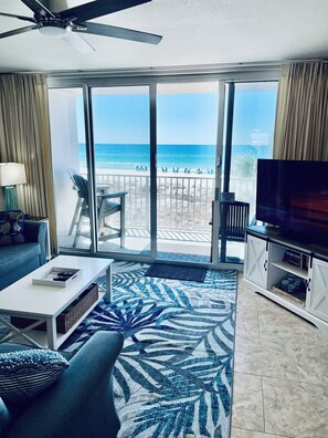 Gulf Front View with Private Balcony