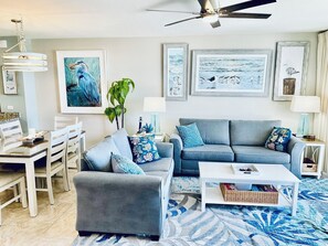 Living Room with Queen Sleeper Sofa