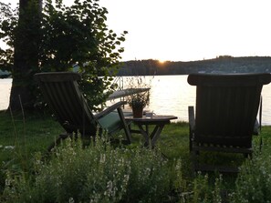 Garten im Abendlicht